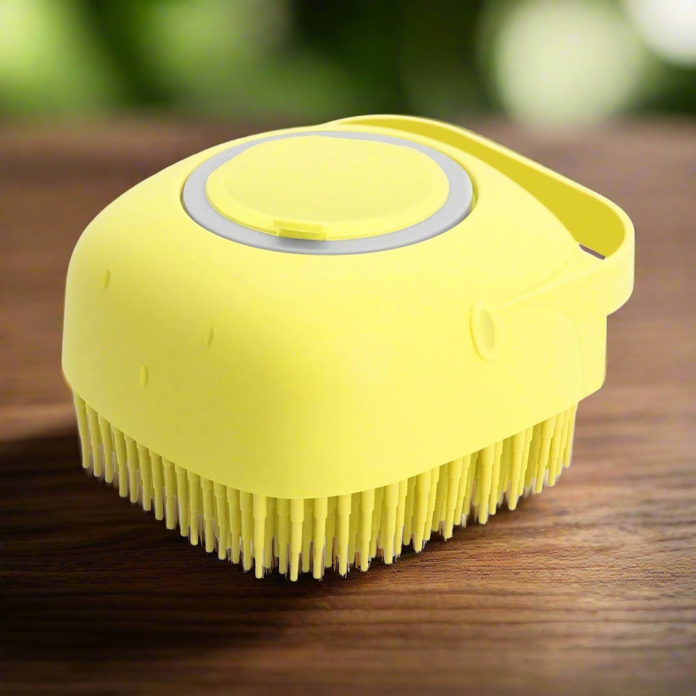 Pet Brush Shampoo Soft Silicone Rubber